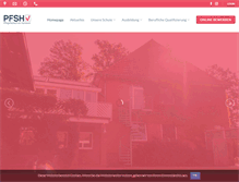 Tablet Screenshot of pfsh.de